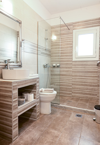 Gina studios Benitses - twin room amenities